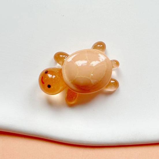 20 шт. Миниатюрная светящаяся фигурка черепахи, светящаяся в темноте, маленькая красочная модель черепахи, миниатюрная статуэтка животного из смолы, украшение, сувениры для вечеринки