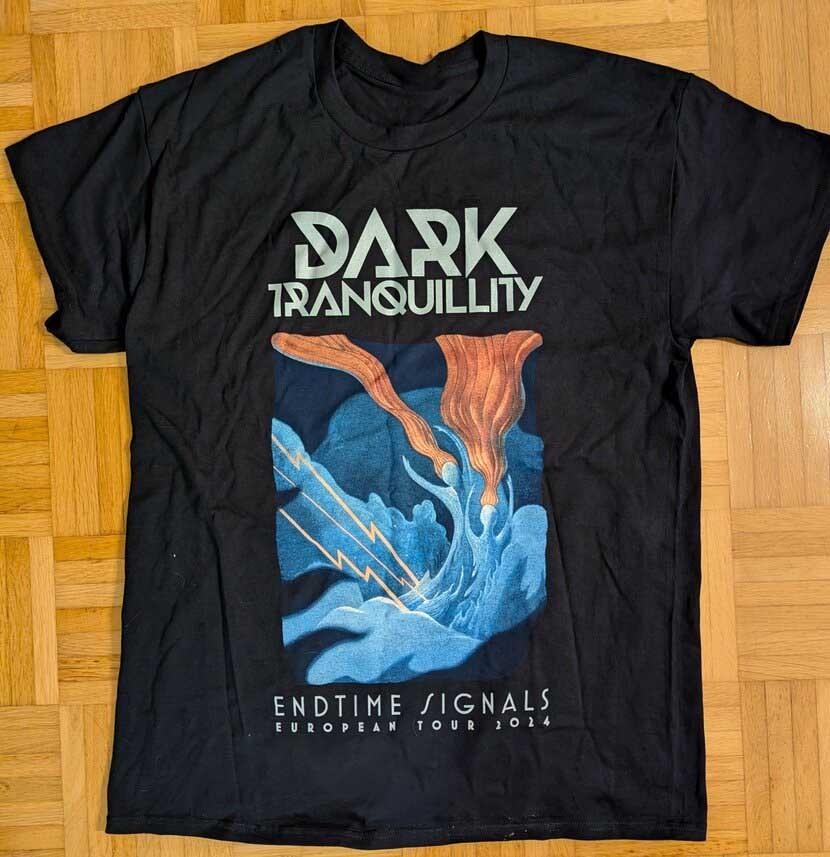 Dark Tranquility Endtime Signals Европейский тур 2024 Футболка S-5XL NE6132 Унисекс футболка