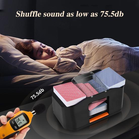 Автоматический тасовщик карт 2000 мАч перезаряжаемый тихий электрический покерный карточный дилерский автомат