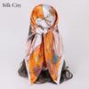 High-quality Luxurious Silk Scarves Headband Scarfs Neck Scarf For Women Chain Silk Scarf Women's Decorative Shawl