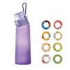 Fruit Water Bottle [2025 New Model 700ml] Sports Drink Compatible, Flavored Water Bottle, 8 Fruit Flavors, BPA-Free, Hydration, Gradient Colors,