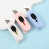 Мини карманный художественный канцелярский нож, коробкорез, резак для бумаги, для поделок, упаковки, с перезаправляемым лезвием, канцелярские принадлежности, открывашка для распаковки, канцелярские принадлежности
