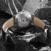Мужские часы модные водонепроницаемые автоматические механические наручные часы роскошные турбийон деловые часы мужские Relogios