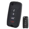 Силиконовый чехол для дистанционного ключа с 4 кнопками для Jeep Renegade 2015 2016 2017 2018 2019 2020 2021, защитный чехол для кожи