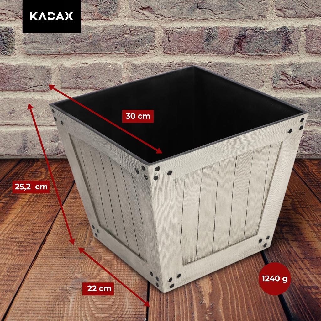 KADAX Горшок Вазон Кашпо Для Балкона Террасы