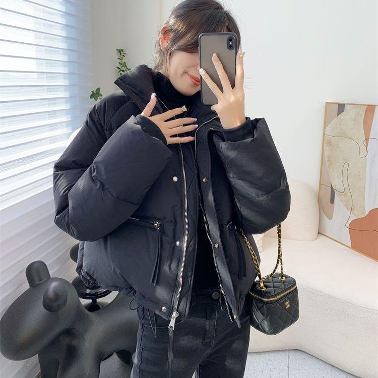 Anti-season New Cotton-padded Women Short All Korean Version Stand Collar Small Thick Bread Suit High-grade Cotton-padded Coat Coat