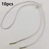 10pcs Anti-lost Hat Chin Cord Straps Adjustable Hat Retainer Sun Hat Lanyard  Straw Hat