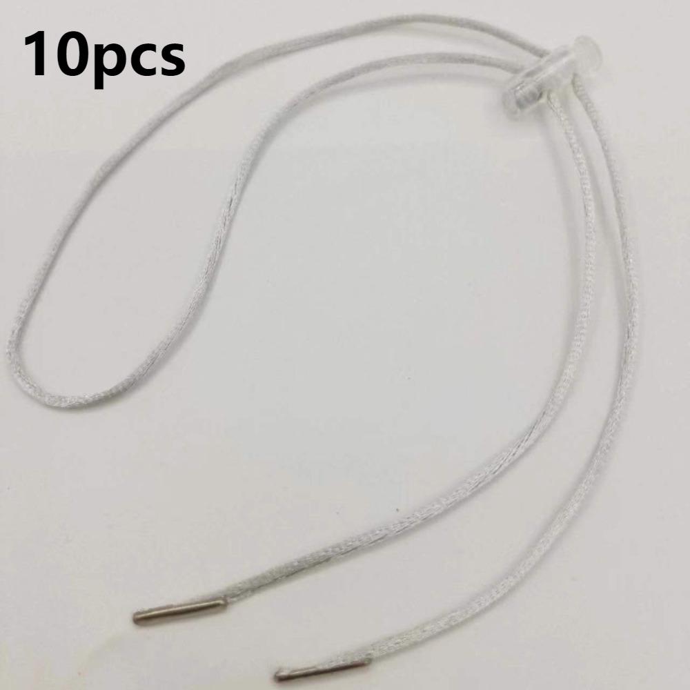 10pcs Anti-lost Hat Chin Cord Straps Adjustable Hat Retainer Sun Hat Lanyard Straw Hat