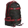 Polyester Backpack Regular Unisex Black Red Casual BA3280-061