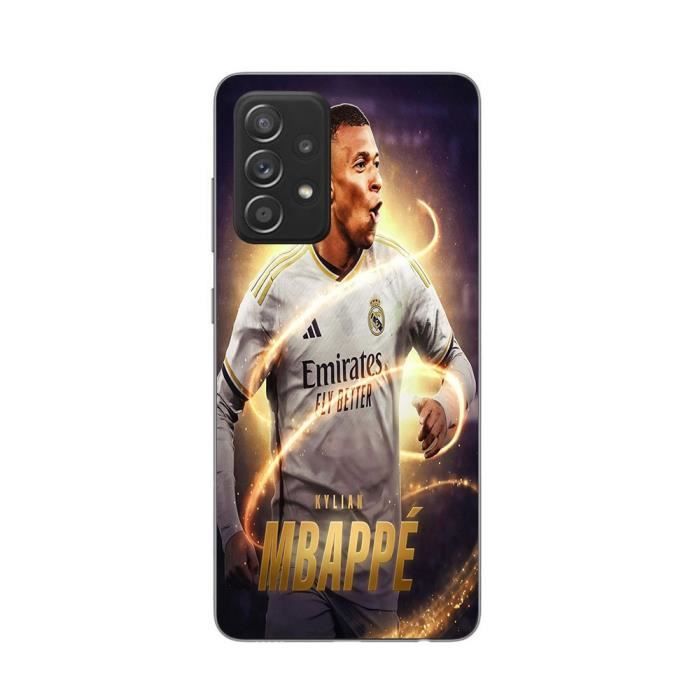 Coque - Maniacase - Galaxy A52 - Kylian Mbappe - Noir - Souple