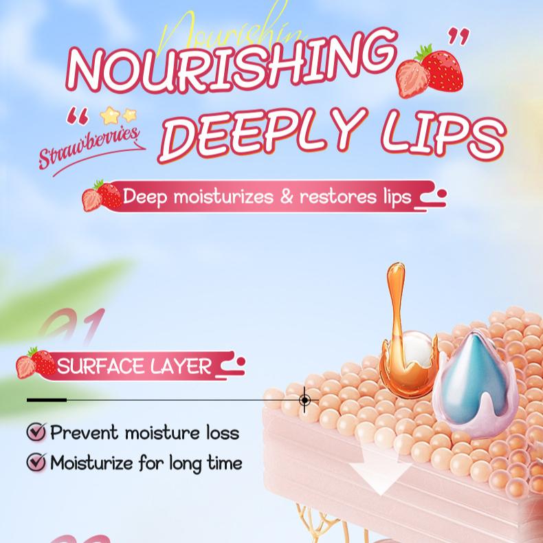 Бальзам для губ Fruit Sandwich Temperature SADOER Hydrating Moisturizing Temperature Увлажняющий бальзам для губ