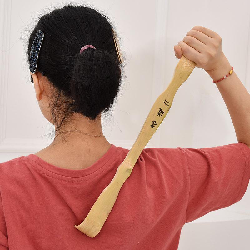 Handcrafted Bamboo Back Scratcher - Perfect for Independent Use and Elder Care.