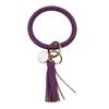 Модный женский браслет с кисточками из искусственной кожи, брелок для ключей, держатель, подарок