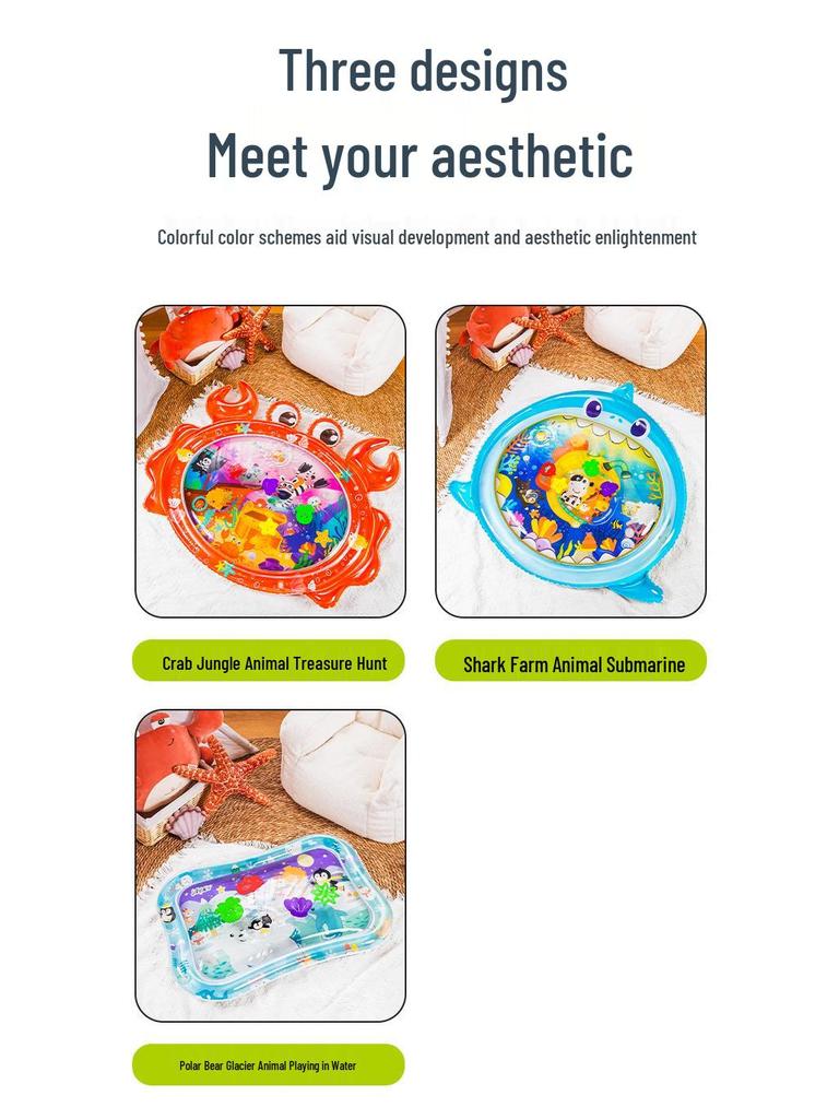 Водный коврик Jollybaby 'Ползающий краб' для детей от 0 до 1 года
