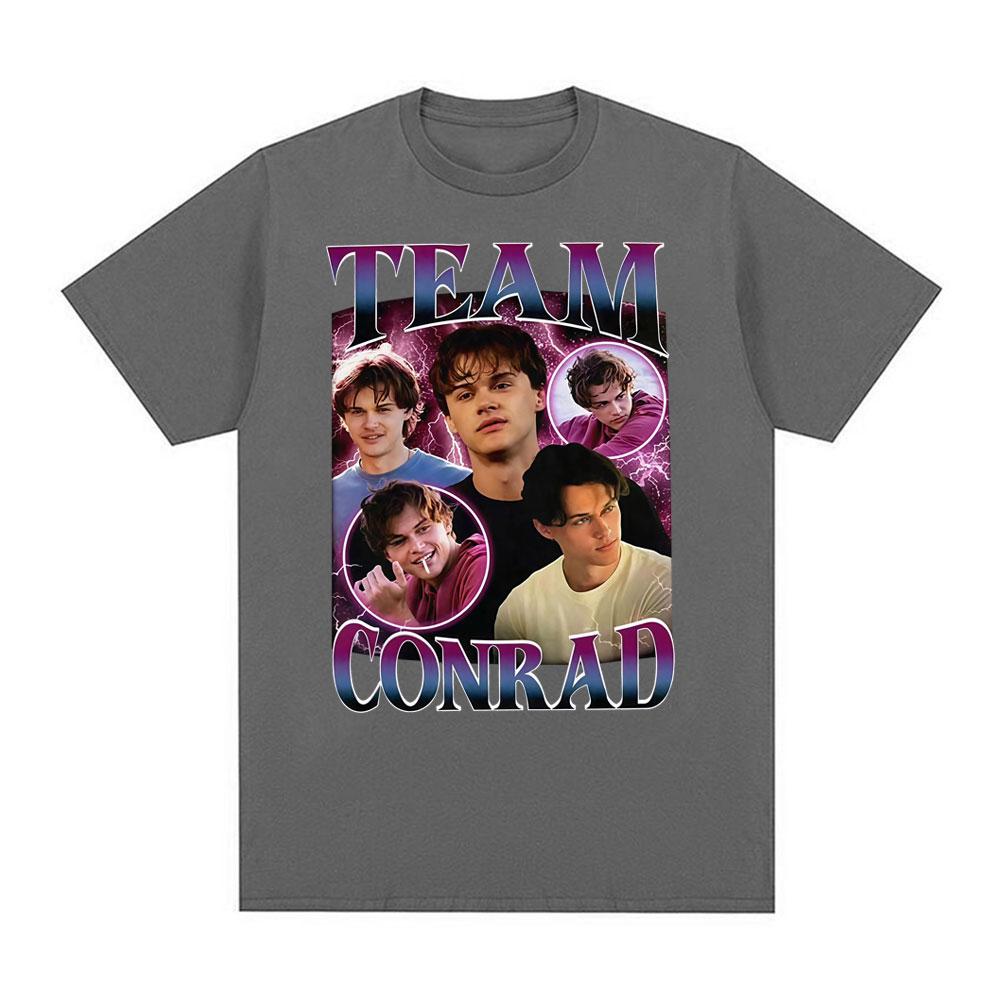 Team Conrad Cousins Beach Vintage Graphic T Shirt Unisexs Clothing Fashion Gothic Tshirt Unisex Cotton Casual Short Sleeve Tshirts