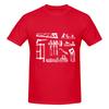 Vintage Woodworking Tools Wrinkleresistant Tshirt Niche Street Faderesistant Shirt