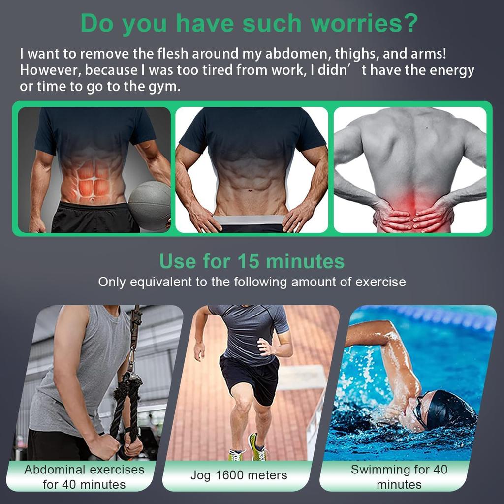 Электронный стимулятор мышц Стимулятор пресса Тонизирующее средство для мышц Тренажер для пресса Тренажер для всего тела Силовые тренировки Тренировочное оборудование