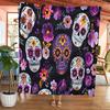 Sugar Skulls and Flowers Ultra-Soft Cozy Blanket - Perfect for Winter, Ideal Gift for Art and Culture Enthusiasts,Brings Comfort
