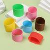 Durable Non-Slip Bottle Sleeves Water Cup Coasters Silicone Cup Sleeve Insulation Cup Cover