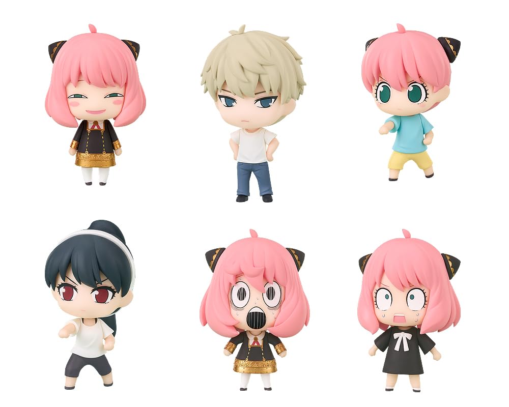 SPY X FAMILY Trading Figures Plastic Trading Figures Box of 6 Non-Scale