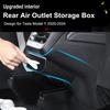 For - 2024 Tesla Model Y Air Vent Back Seat Outlet Organizer Storage Box