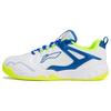 Li Ning Sound Wave Non-Slip Wear-Resistant Badminton Shoes Kids Shoes White Blue AYTR032-3