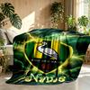 Custom Name Personalized ADO Den Haag Print Blanket, Home Decor, Bedroom, Sofa, Camping, Couch, Gifts for Birthday Christmas