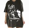 Винтажная футболка группы Korn
