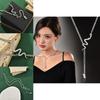 Trendy Snake Bone Necklace For Women Eye-catching Handmade Accessory For Autumn