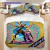 Jojo'S Bizarre Adventure Part Steel Ball Run Bedding 1 Duvet Cover 2 Pillowcase Without Core Christmas Birthday Gift Soft And Comfortable