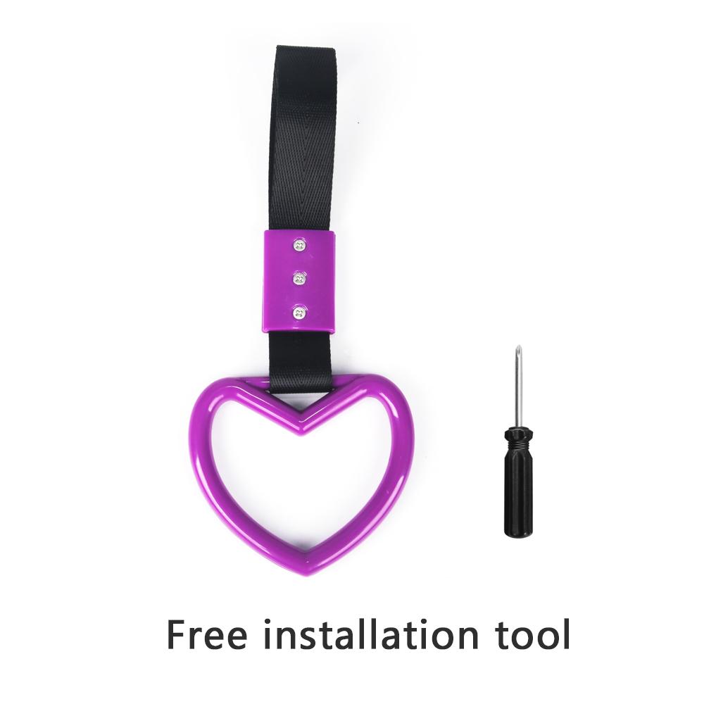 JDM Train Bus Handle Hand Strap 1pcs Tsurikawa Ring Heart Styling Drift Charm Strap Drift Auto Accessories Car Strap