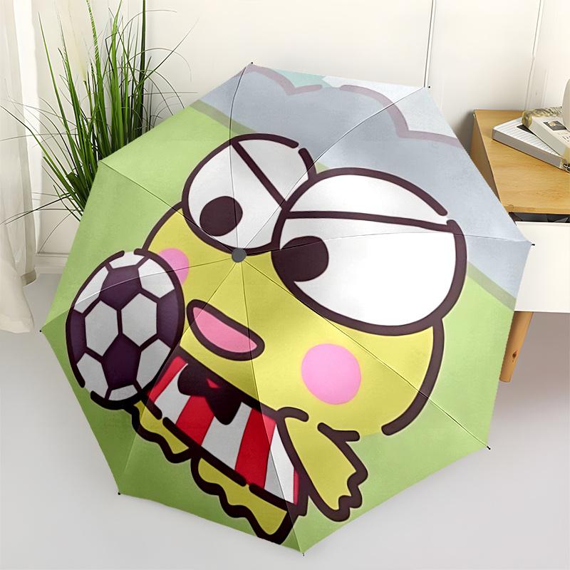 1pc Kawaii Soccer Ball Umbrella: Automatic Opening & Closing, Portable Design, Outdoor Use, Perfect Gift for Fans and Travelers!Z081