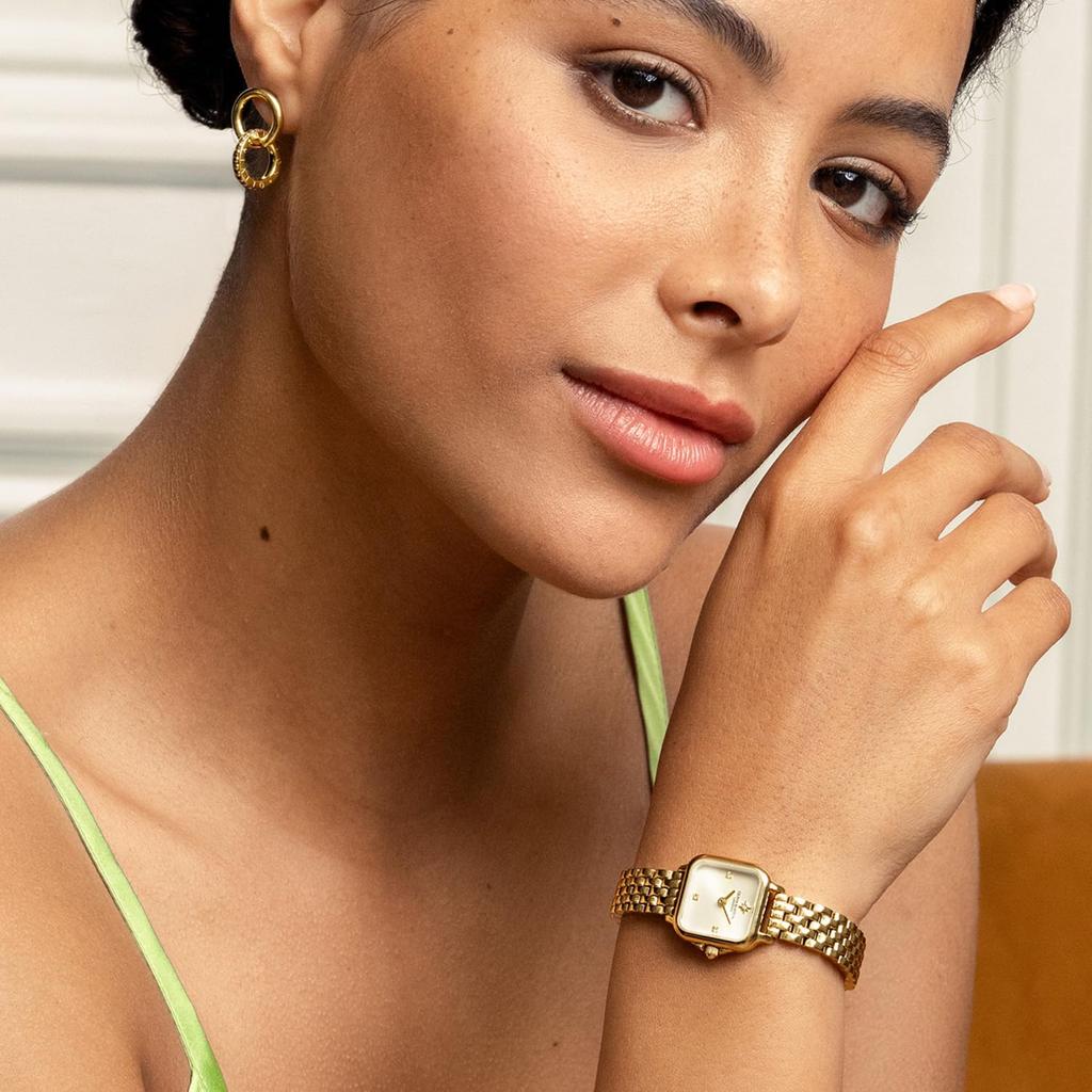 Официальный дилер часов Olivia Burton для женщин 24000257 Classic Grosvenor Mini Ivory Sunray Золотой браслет 20 мм [OLIVIA BURTON]