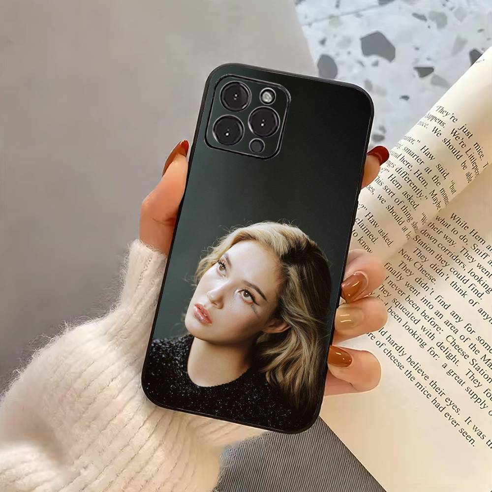 КРУТАЯ Девушка E-Eileen G-Gu-EG Чехол для телефона для iPhone 17,16,15,14,13,12,11 Plus,Pro Max,XS,Мягкий силиконовый черный чехол