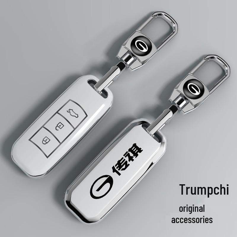 Чехол для ключа GAC Trumpchi для GS4/GS5/GS3/GA4/GA5/GA6 - Корпус ключа для автомобиля на новой энергии с пряжкой для мужчин и женщин