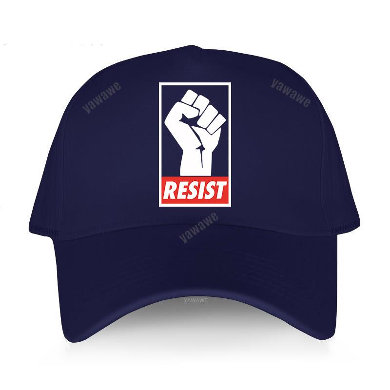 Спортивная кепка бренда Funny Design для мужчин из хлопка, бейсболки Resist Fist, летняя модная кепка для женщин, регулируемая кепка для гольфа