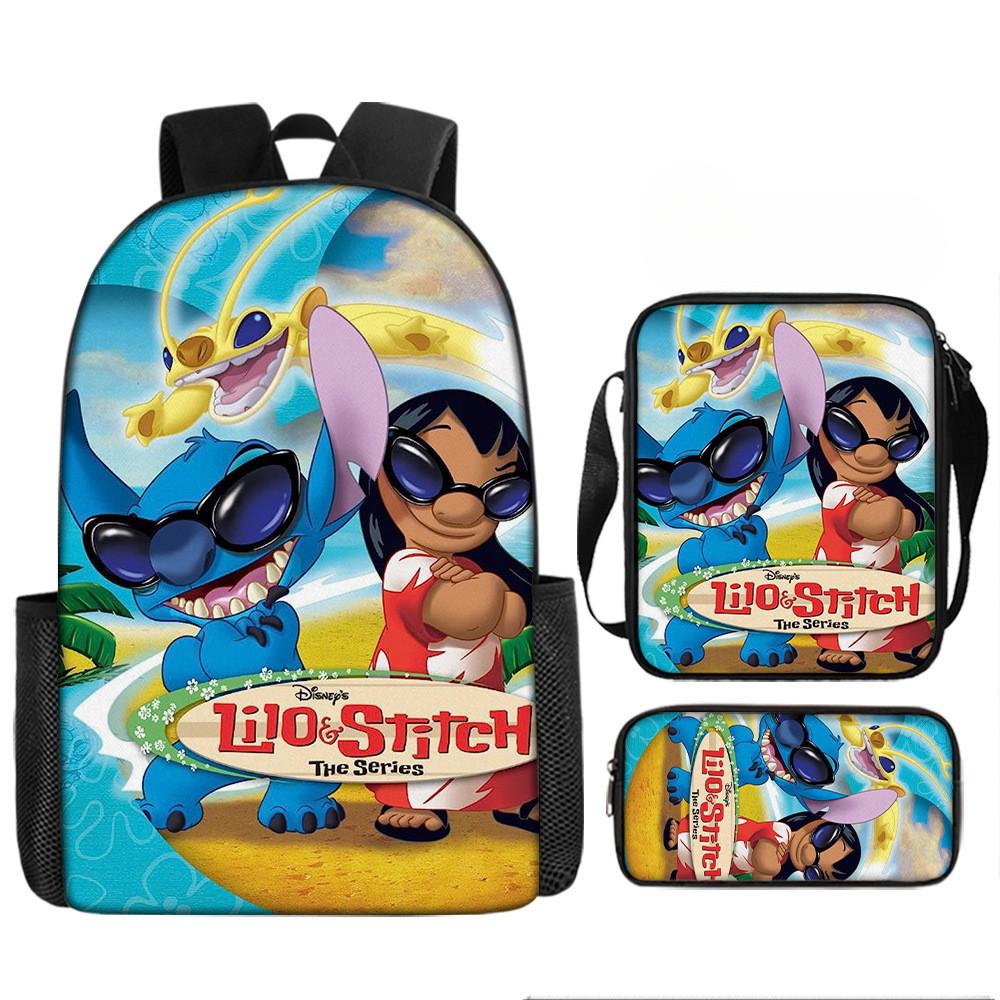 Школьный рюкзак Disney Стич из Оксфордской ткани, легкий, дышащий, для детей