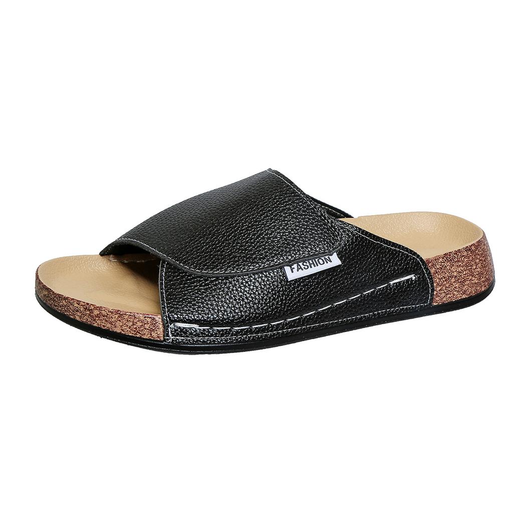 Платформенные туфли для ходьбы Сандалии слипоны Женские туфли на танкетке Пляжные женские тапочки Обувь Летние сандалии Шлепанцы Женские