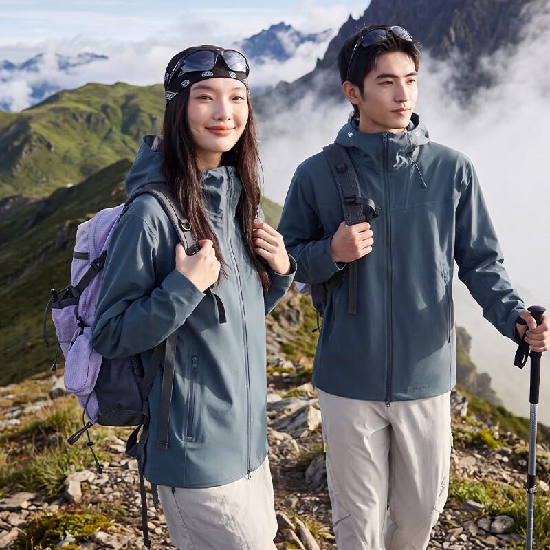 Fengmao Unisex Outdoor Hooded Shell Jacket