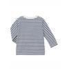 Miki New Boys' Pure Cotton Thin Long-Sleeve Striped T-Shirt Children's Three-Quarter Sleeve Girls' Clothing Summer Baby Top
