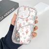 Cute Cartoon Pattern Cream Texture Casing Wavy Edge Soft Silicone Cover Phone Case for OPPO Reno Realme