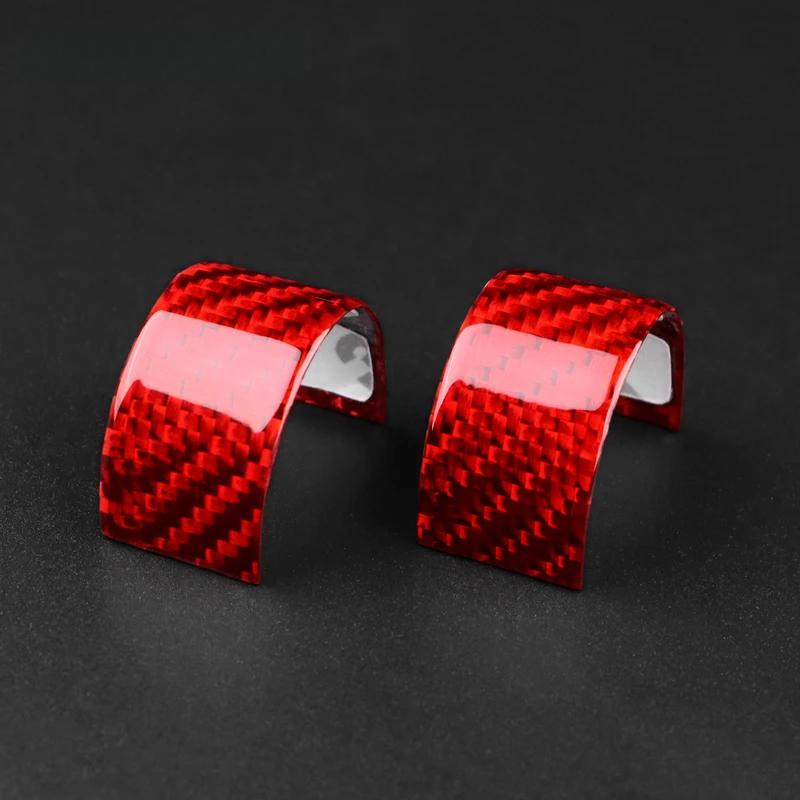 Real Hard Carbon Fiber Sticker Sticker For Fiat 500 Abarth 595 695 2020 2021 2022 2023 Car Steering Wheel Ring Accessories.