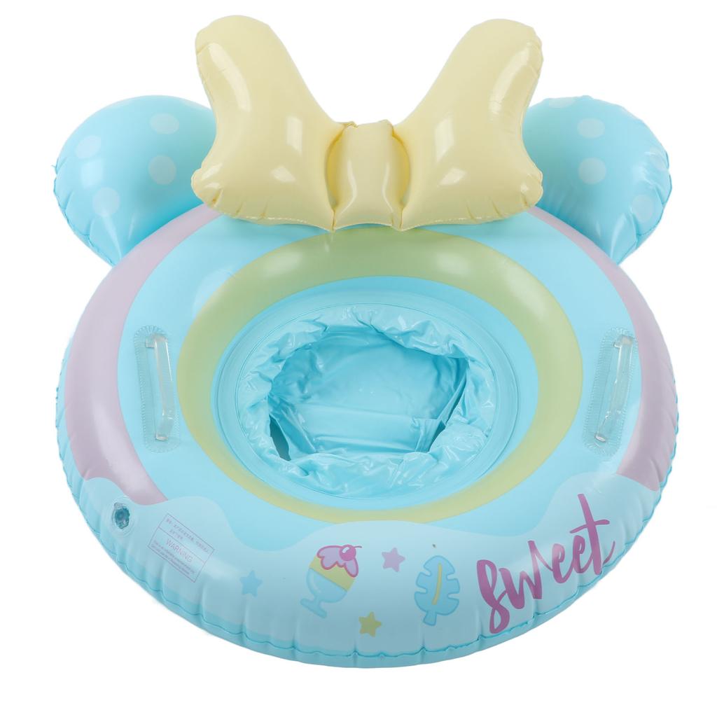 Children Swim Ring Inflatable Pool Float Tube Eco Friendly PVC Cute Kids Swimming Ring with Handle