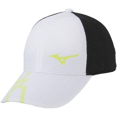 Mizuno Солнечная кепка с вырезом MC Line Охлаждающая UV-шляпа Спорт 32JW2106 Белый M UPF50+