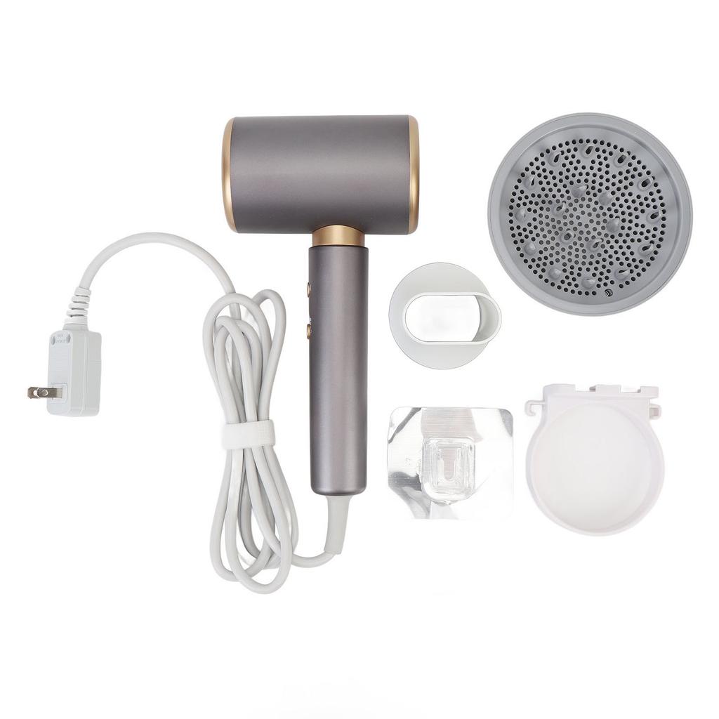 High Speed Ionic Hair Dryer 20000RPM Powerful 1400W Fast Drying Low Noise Blow Dryer with Diffuser N