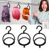 3pcs Hanging Wig Stand For Wigs White Black Wig Hanger For Multiple Wigs Durable Wig Holder For Salon Display Wall Wig Stand Holder