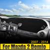 Автомобильные аксессуары для Mazda 2 Demio 2007 2008 2009 2010 2011 2012 2013 2014 Защитная накладка на приборную панель, защитный козырек от солнца, коврики с защитой от ультрафиолета
