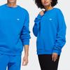 Adidas Оригинальный свитшот с круглым вырезом и вышитым логотипом в виде трилистника, свитшот унисекс, синий HK9869
