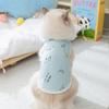 Cat Spring and Summer Casual Wind Fresh and Cute Printed Vest Teddy Small Dog Dog Breathable Pet Cat Clothes