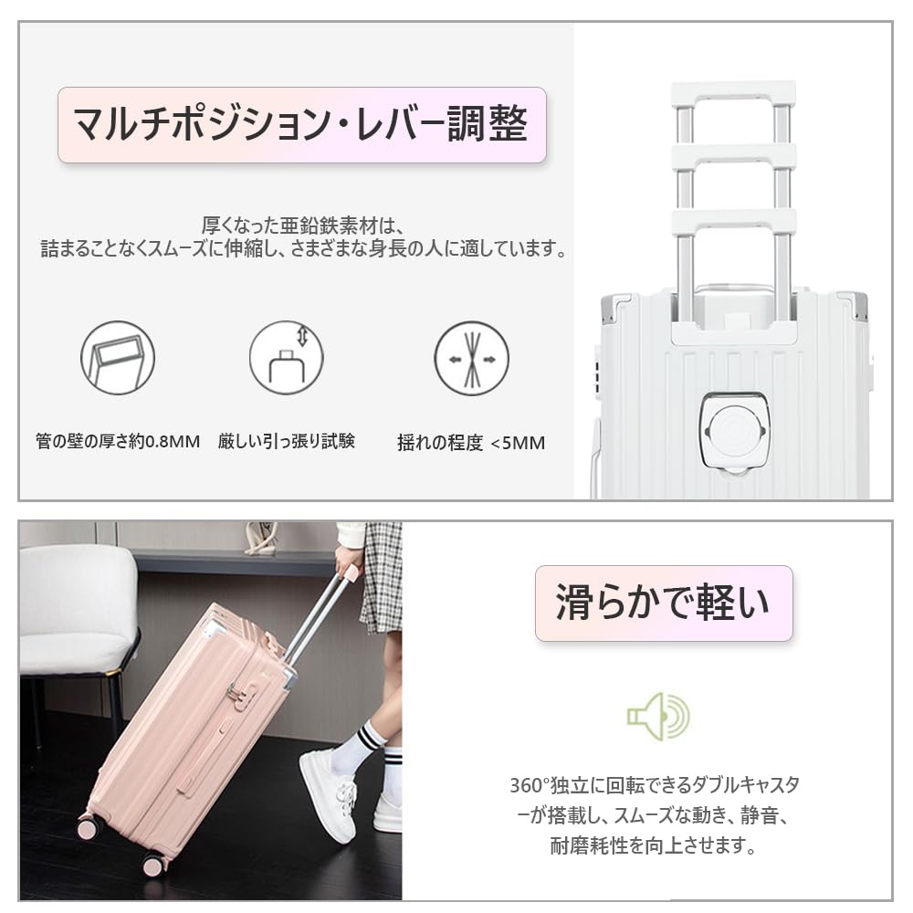 Сумка для переноски с USB-зарядкой, скрытая застежка-молния на 360 градусов, двойная дорожная молния для деловых поездок на ночь [DANCINGWOLVES] Чемодан, чехол, ручная кладь